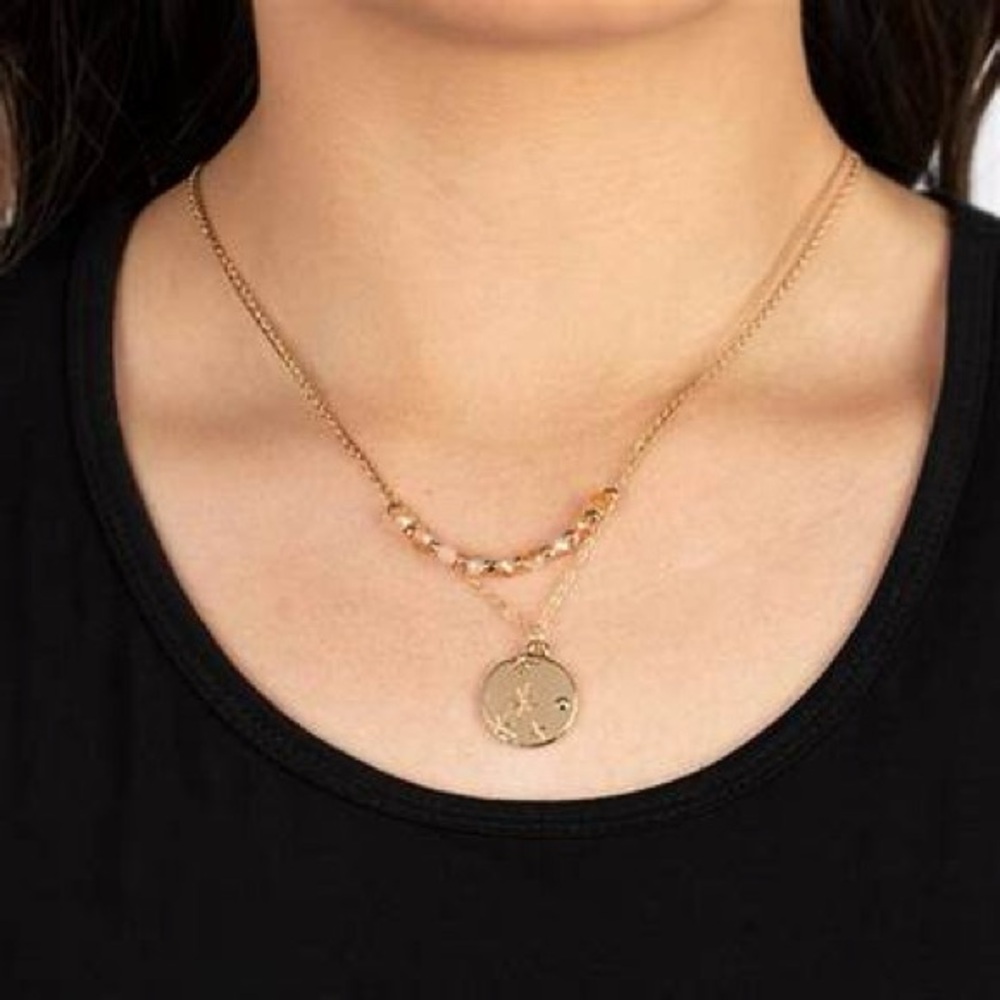 Paparazzi Gold and Bead Necklace